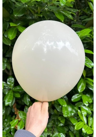 Retro Deniz Kumu Balon Bej 20 Adet 12inç Standart