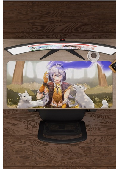 Razor Genshin Impact Anime Oyuncu V1 - 90x40 Xxl Gaming Mouse Pad Fare Altlığı