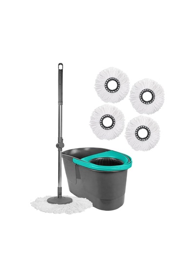 Smarter Otomatik Temizlik Seti 4 Mikrofiber Mop Paspas