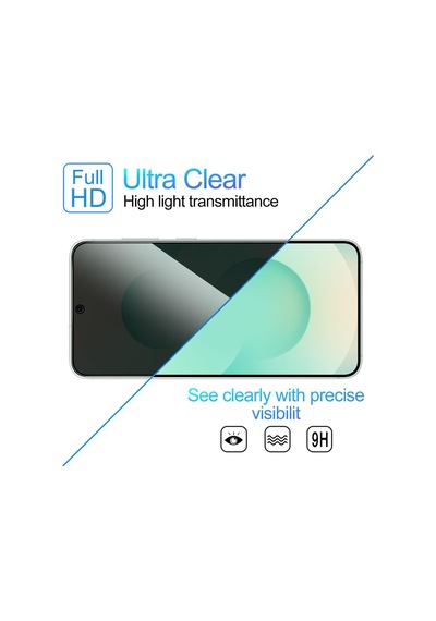 Samsung Galaxy Uyumlu S26 Ultra Tam Kaplayan Temperli Hayalet Kırılmaz Cam Sorunsuz Parmak İzi Okur