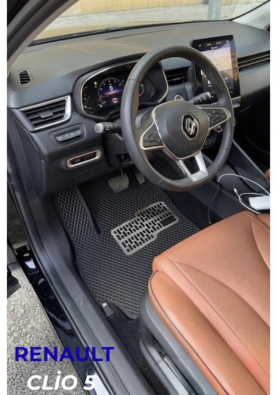 Renault Clio 5 Premium Hücreli Eva Paspas-siyah