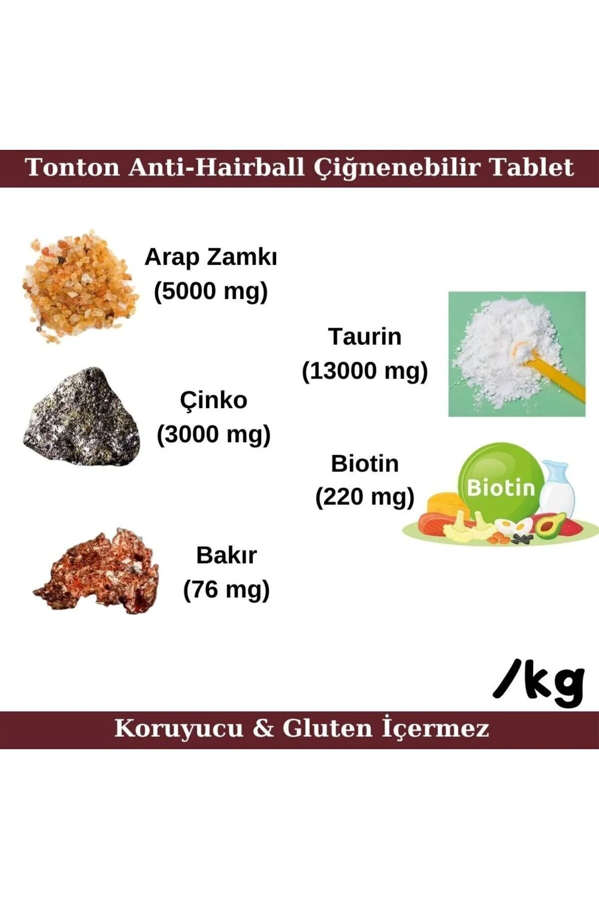 Glutensiz Anti-hairball Tüy Yumağı Önleyici, Yumuşak Ve Çiğnenebilir Biotin, Çinko, Taurin