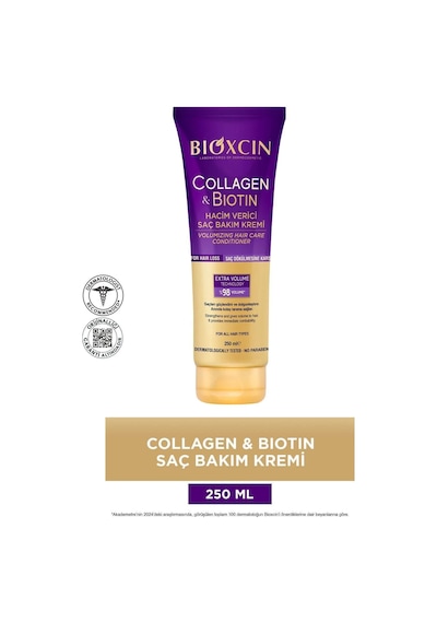 Collagen & Biotin Ekstra Hacim Şampuanı 300ml + Saç Bakım Yağı + Saç Kremi + Sıvı Saç Kremi