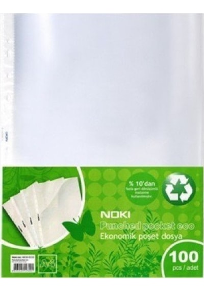 Noki Poşet Dosya Eco 100'lü 5 Paket