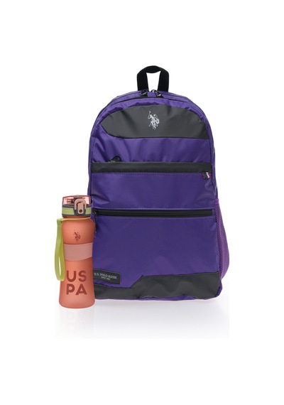U.s. Polo. Assn. Unisex Okul Çanta Seti Plset2429813 Mor