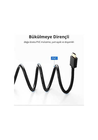 Uhd 4k Yüksek Hızlı Ethernet Ve Hdmı Kablosu, 10 Metre