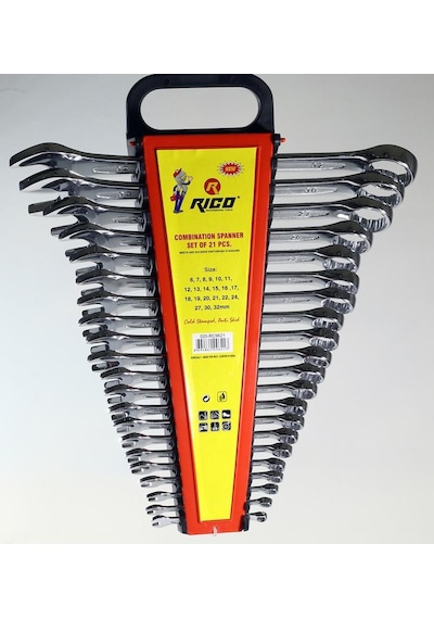 Rico 020-RC9621 21 Parça Ekstra Kombine Anahtar Seti