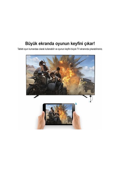 Kablosuz Hdmı Görüntü Aktarıcı 2.4g Airplay Dlna Wifi Adaptör G38