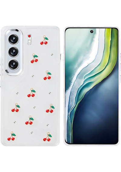 Teleplus Tecno Camon 40 Pro 5g Kılıf Kutup Desenli Simli Kapak