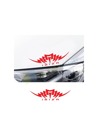 Seat Leon Ibiza Kral Logo Oto Sticker Tampon Çıkartma Yapıştırma
