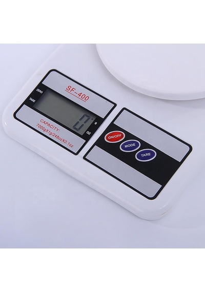Promosyonca Dijital Mutfak Terazisi, 10kg Kapasite, Lcd Ekran, 130x185x35mm, Beyaz Diğer
