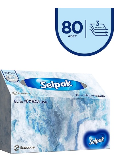 Selpak El Ve Yüz Havlusu 10'lu 800 Yaprak
