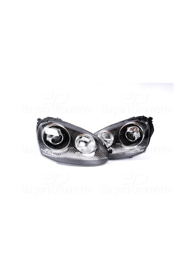 Far Setı Merceklı Sıyah Krom Tak/calıstır Golf5 R32 Golf5 Gtı Jetta 03-09