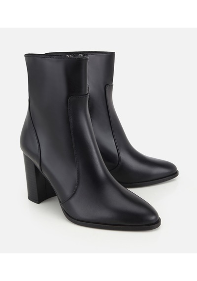 Hotiç Kadın Deri Siyah Yüksek Topuklu Bot 01boh336470a100 01boh336470a100