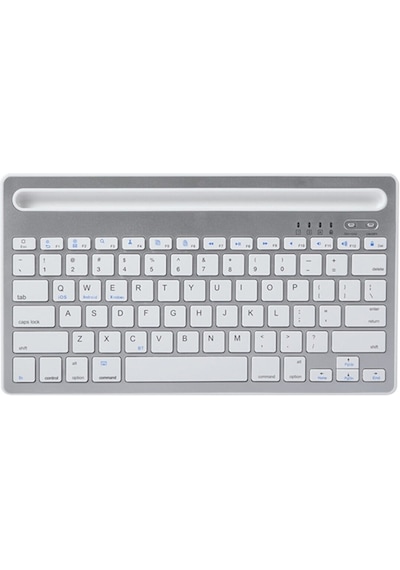 Cloody Bluetooth Apple Uyumlu iPad  Tablet Klavye Beyaz