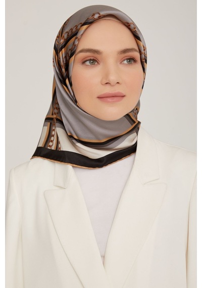 Armine 90x90 İpek Eşarp 8845d Sura Nostalji