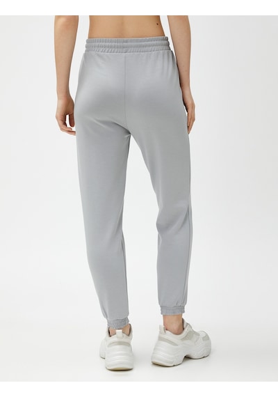 Koton Modal Karışımlı Jogger Eşofman Altı Gri 3sak40181nk 3SAK40181NK033 Gri