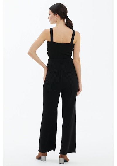 Sementa Fitilli Triko Pantolon - Siyah 001