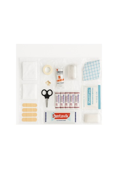 Araç Trafik Seti İlk Yardım Seti Tuvtürk Muayene Uyumlu 1 Kg Yangın Tüpü Çantalı Trafik Set - 874645539