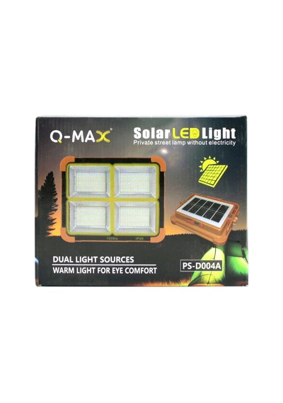 Solar Led Light Çakarlı Solar Projektör - Powerbank Kamp - Dış Mekan Güneş Enerjili 12000mah- 84x4 336led Diğer