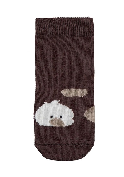 Civil Baby Karikatür Desen 3'lü 6- Bebek Erkek Çorap Set - Standart 6 Ay Standart