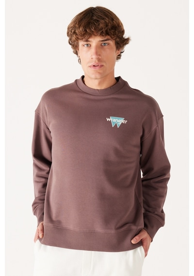 Wrangler Loose Fit Rahat Kesim Bisiklet Yaka Kahverengi Erkek Içi Polarlı Sweatshirt W232244220 Kahverengi Wrangler Loose Fit Rahat Kesim Bisiklet Yaka Kahverengi Erkek Içi Polarlı Sweatshirt W232244220 Kahverengi