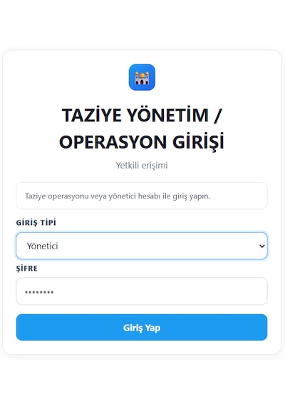 Taziye Evi Bilgi Panosu Modülü Wifi Bağlantılı 400 Kayıt Kapasiteli