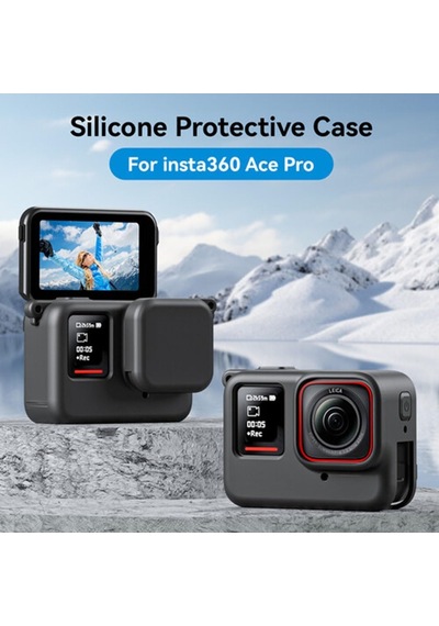 Silikon Koruyucu Kılıf + Lens Kapağı Insta360 Ace Pro İle Uyumlu, Hafif, Darbeye Dayanıklı, Tam Oturan Esnek Tasarım Diğer Silikon Koruyucu Kılıf + Lens Kapağı Insta360 Ace Pro İle Uyumlu, Hafif, Darbeye Dayanıklı, Tam Oturan Esnek Tasarım Diğer