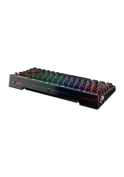 Machenike KT68 Pro Tri-Mode Yellow Switch LCD RGB İngilizce Oyuncu Klavye Machenike KT68 Pro Tri-Mode Yellow Switch LCD RGB İngilizce Oyuncu Klavye