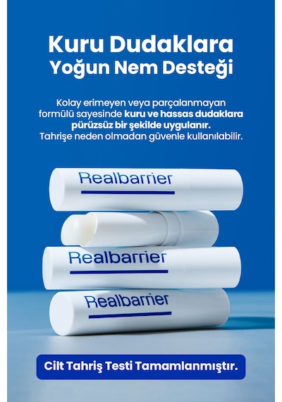 Hassas Cilt Bariyerine Bakım Yapan Nemlendirici Dudak Balmı Realbarrıer Extreme Moisture Lip Balm