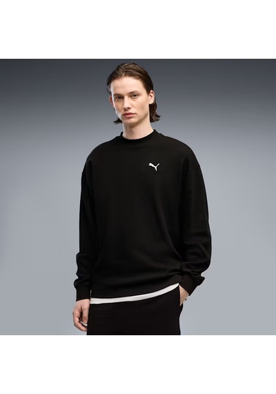 Puma Ess Elevated Relaxed Materia Siyah Sweatshirts 694308 01