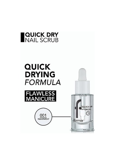 Flormar Hızlı Kurutma Etkili Oje Sonrası Bakım Yağı - Quick Dry Drops - 001-8682536046534