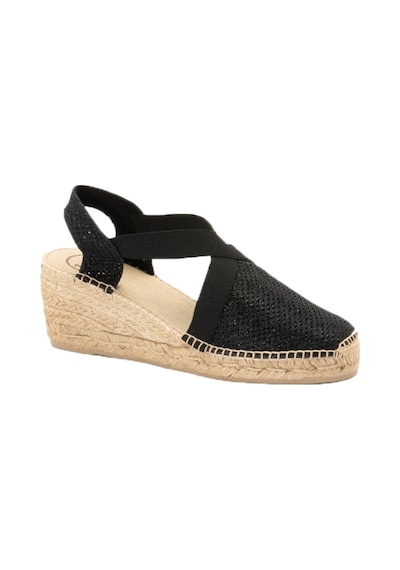Toni Pons Tonı Pons Trıton Triton Espadril Sandalet Siyah Black
