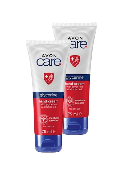 Avon Care Gliserin Ve Badem Yağı İçeren El Kremi 2 x 75 ML