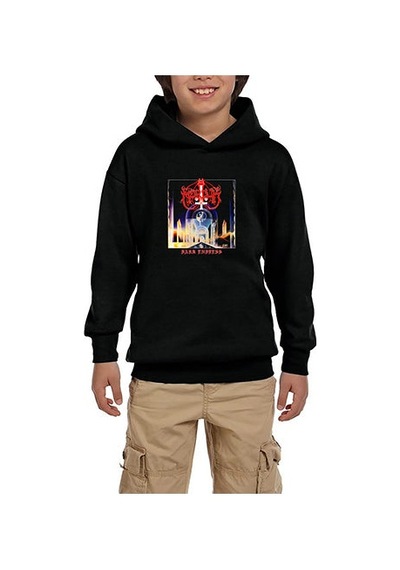 Zepplin Giyim Marduk Dark Endless Siyah Çocuk Kapşonlu Sweatshirt