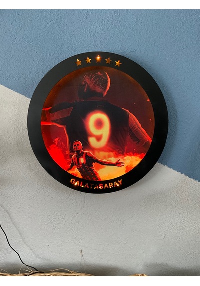 Galatasaray Icardi Baskılı Bluetooth Bağlantılı Led Tablo