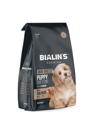 Bialins Premium Mini Breed Yavru Köpek Maması Somonlu 2.5kg
