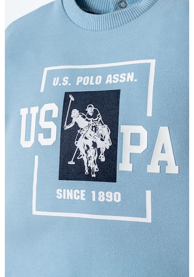 U.s. Polo Assn. Erkek Bebek Mavi Şort Takım Usb2868-c-v2 Mavi