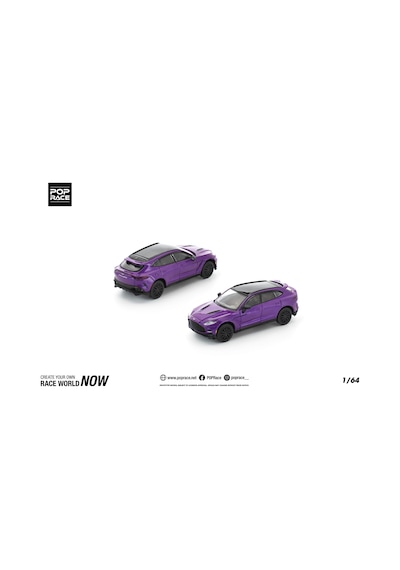 Pop Race Aston Martin Dbx 707 Storm Purple 1:64 Diecast Model Araba Pr640268 Mor