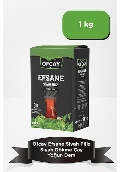 Ofçay Efsane Filiz Siyah Dökme Çay 1 KG