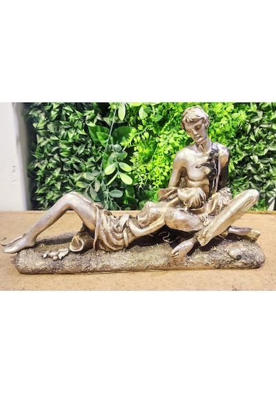 Lovers Romantik Sevgililer Biblo Dekoratif Obje