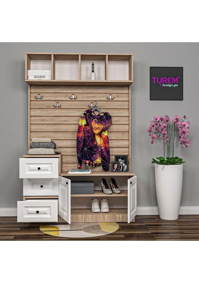 Peony Membran Portmanto Suntalam Beyaz