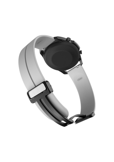 Huawei Uyumlu Watch Gt Gt2 Gt3 42mm / Honor Magic 2 42mm Kordon Magnetli Ayarlanır Silikon Kordon 20mm