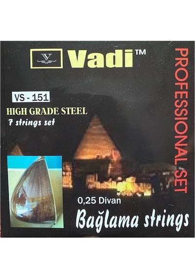 Vadi 0.25 Divan Bağlama Teli