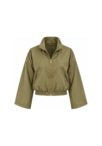 Laluvia Haki Bomber Saten Ceket - 2y9663 - 51229