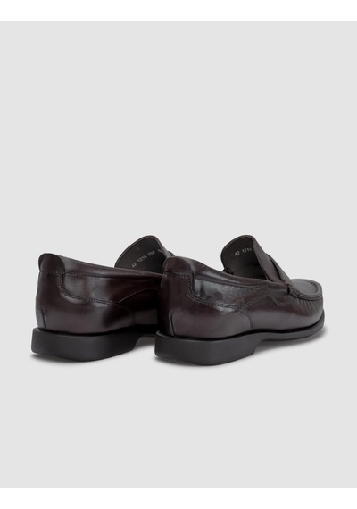 Cabani Matera Hakiki Deri Kahverengi Erkek Loafer