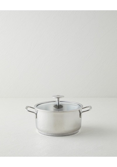 English Home Siena Çelik Mini Tencere 16x8 Cm Silver Silver