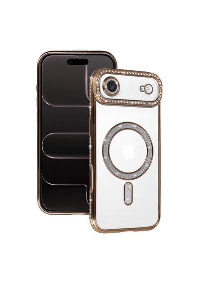 Apple İphone 17 Air Joke Simli Magneticsafe Kılıf