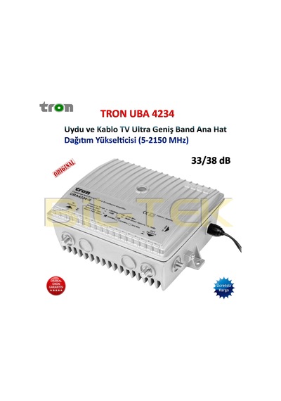 Tron Uba 4234R Uydu ve Kablo Tv Bina Içi Dağıtım Yükselticisi 5
