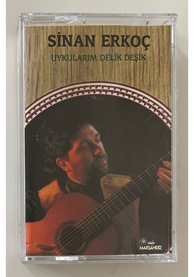 Sinan Erkoç Uykularım Delik Deşik Kaset Orjnal Dönem Baskı Kaset
